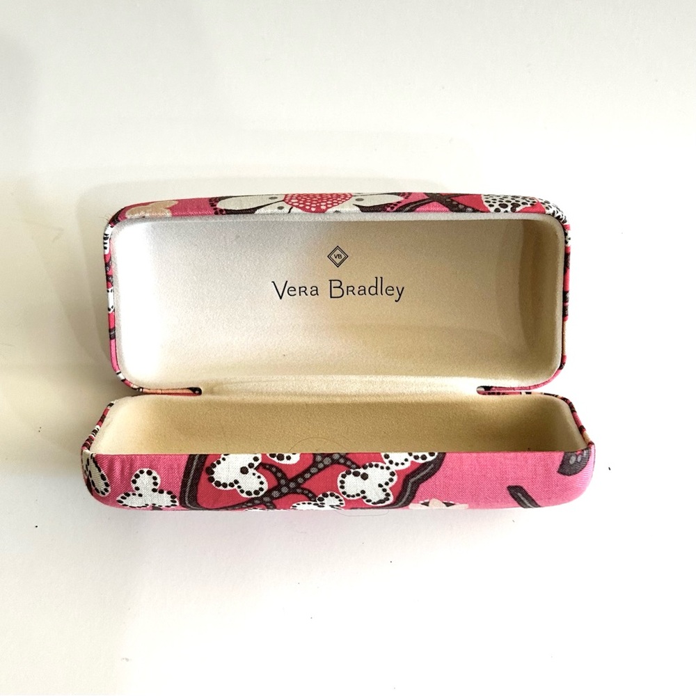 Vera Bradley Floral Pink Sunglasses Case, Like New - Picture 3 of 6